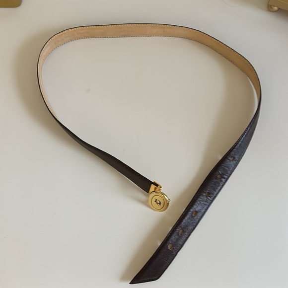 Vintage Christian Dior Belt - Genuine Aniline Cowhide - Picture 4 of 10